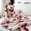 Soft Coral Fleece Blanket Nap Leisure Throw Blanket Air Conditioning Blanket Home Blanket Holiday Gift