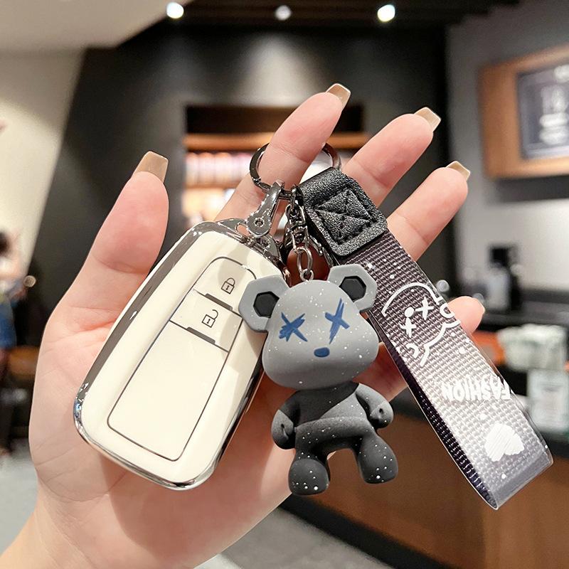 Чехол для дистанционного ключа автомобиля из ТПУ, защитный чехол для Toyota Corolla Prius Camry CHR C-HR RAV4 Altis Land Cruiser Prado Avalon