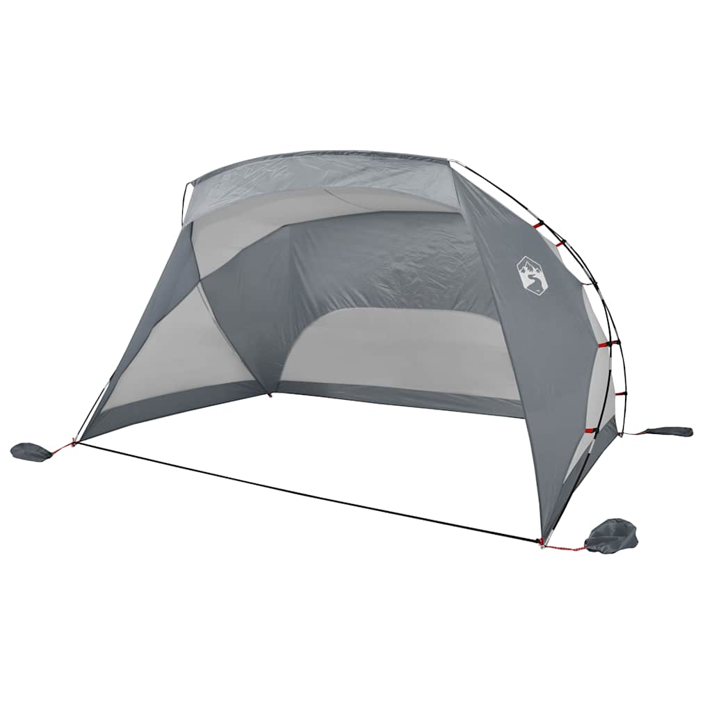 Beach Tent Gray 274 x 178 x 170 148 cm 185T Polyester