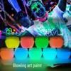 Высокояркая светящаяся флуоресцентная краска ручной работы для граффити своими руками и декора вечеринок
