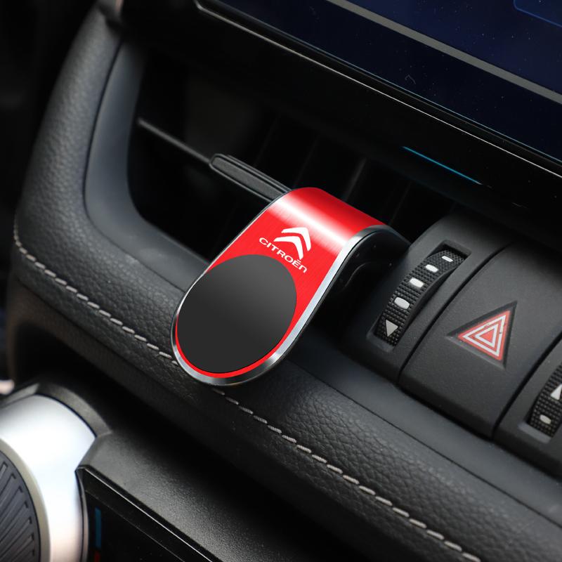 Car Metal Magnet Phone Holder Car Interior Accessories For Citroen C4 C3 C2 C1 C5 DS3 Berlingo Xsara Grand Picasso headrest ajy256