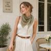 Ramie Shawl Wrap Solid Bandana New Waist Belt  Women