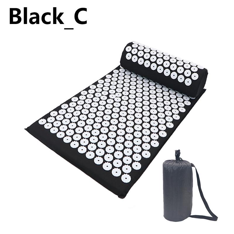 Лотос Массажер Подушка Шипы Коврик Боль в спине Домашний фитнес Снятие стресса Тренажерный зал Акупунктура Йога Коврик Расслабляющая Подушка Тело