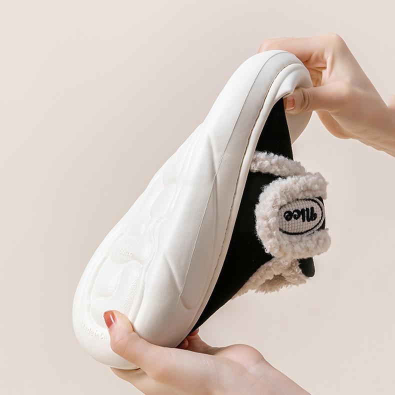 Женские весенние теплые хлопковые зимние сапоги повседневные короткие сапоги-трубы с толстой подошвой из флиса и меха зимние домашние тапочки из хлопка на липучке туфли 34-41