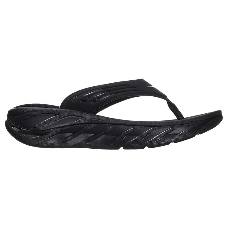 HOKA One One Ora Recovery Flip Черный Темно-Серый Чайка 1099675-BDGGR