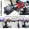 Motorcycle Handlebar Storage Hook Scooter Luggage Bag Hanger Helmet Claw Hook Storage Bag Holder Aluminum Alloy Easy To Install