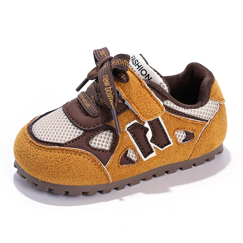 Детские кроссовки корейская версия весна и осень дышащие универсальные повседневные туфли для девочек моральные тренировочные туфли для мальчиков детские кроссовки на мягкой подошве для бега