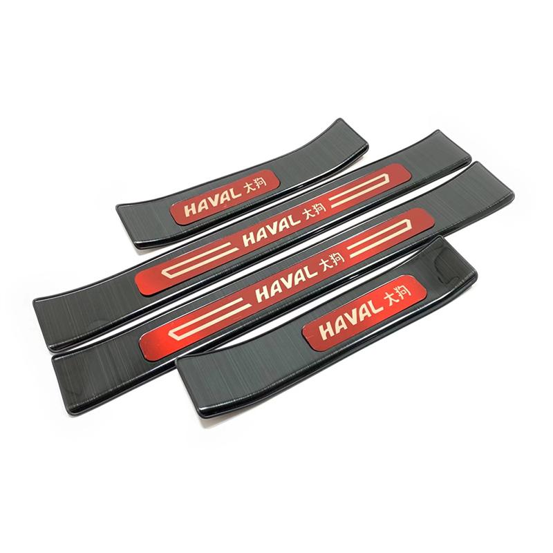 Для GMW Haval Dargo Нержавеющая сталь Накладки на пороги Аксессуары Защитная отделка Автомобильные наклейки Стайлинг 2024 2025