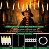 Halloween Decoration Floating LED Candles 12/24Pc Flameless Flicker Candle with Magic Wand Remote Control for Christmas Birthday