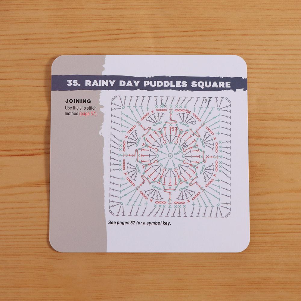 50 шт./коробка микс совпадений дизайнов колода карт бабушкин квадрат швейные принадлежности