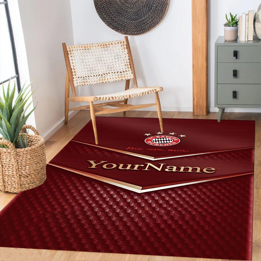 Fc Bayern München (7) Customize your name rug, office chair cushion, home bedroom living room gift.