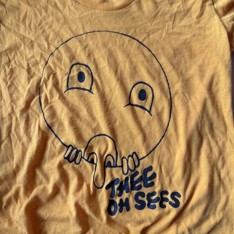 Thee Oh Sees Osees Australian Tour Yellow Cotton T Shirt Full Size S-5XL Unisex T-Shirt
