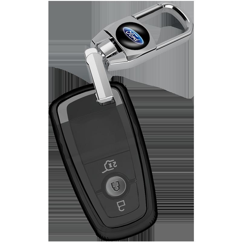 Чехол для ключа Ford Focus для Mondeo, Everest, Ecosport, Ranger - Прозрачный чехол для мужчин и женщин