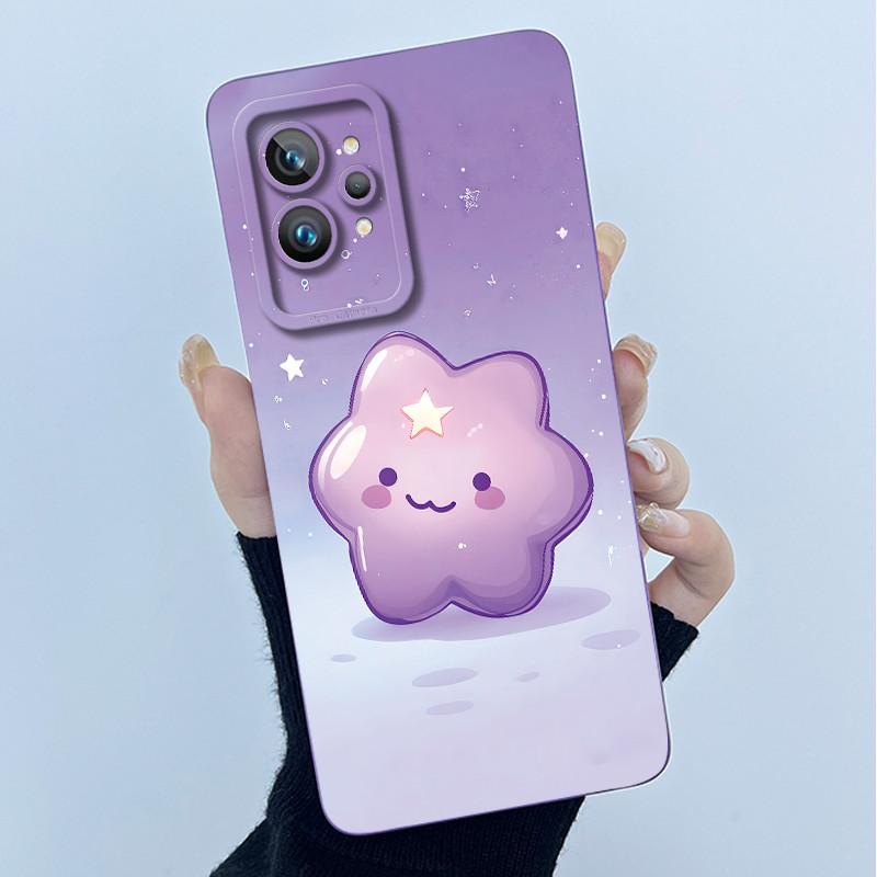 Case For Realme GT 2 Pro 5G RMX3301 Cover For OPPO Realme GT2 Pro Case Simplicity flower Soft Silicone Shockproof Phone Funda