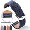 Genuine Leather Watchbands Bracelet Black Blue Gray Brown Cowhide Watch Strap For Women Men 18 20mm 22mm 24mm Wrist Band