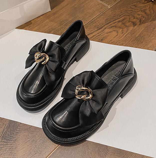 Модные туфли в стиле Лолита 2024 года, женские туфли Мэри Джейн с клетчатым бантом, маленькие кожаные туфли на плоской подошве, женские кроссовки с широким носком, женские оксфорды, мокасины, туфли-лодочки