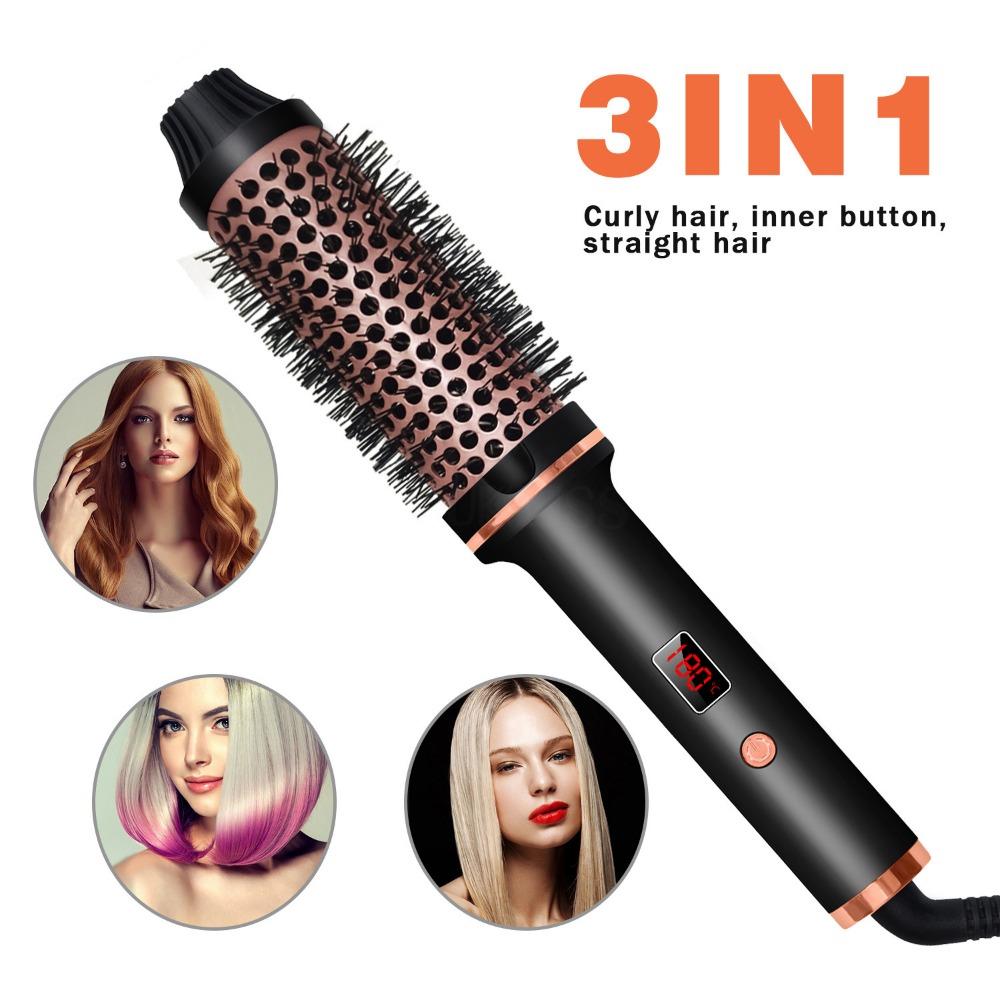 Curling Iron Straightening Comb Multifunctional Styling Comb Home Portable Negative Ion Comb