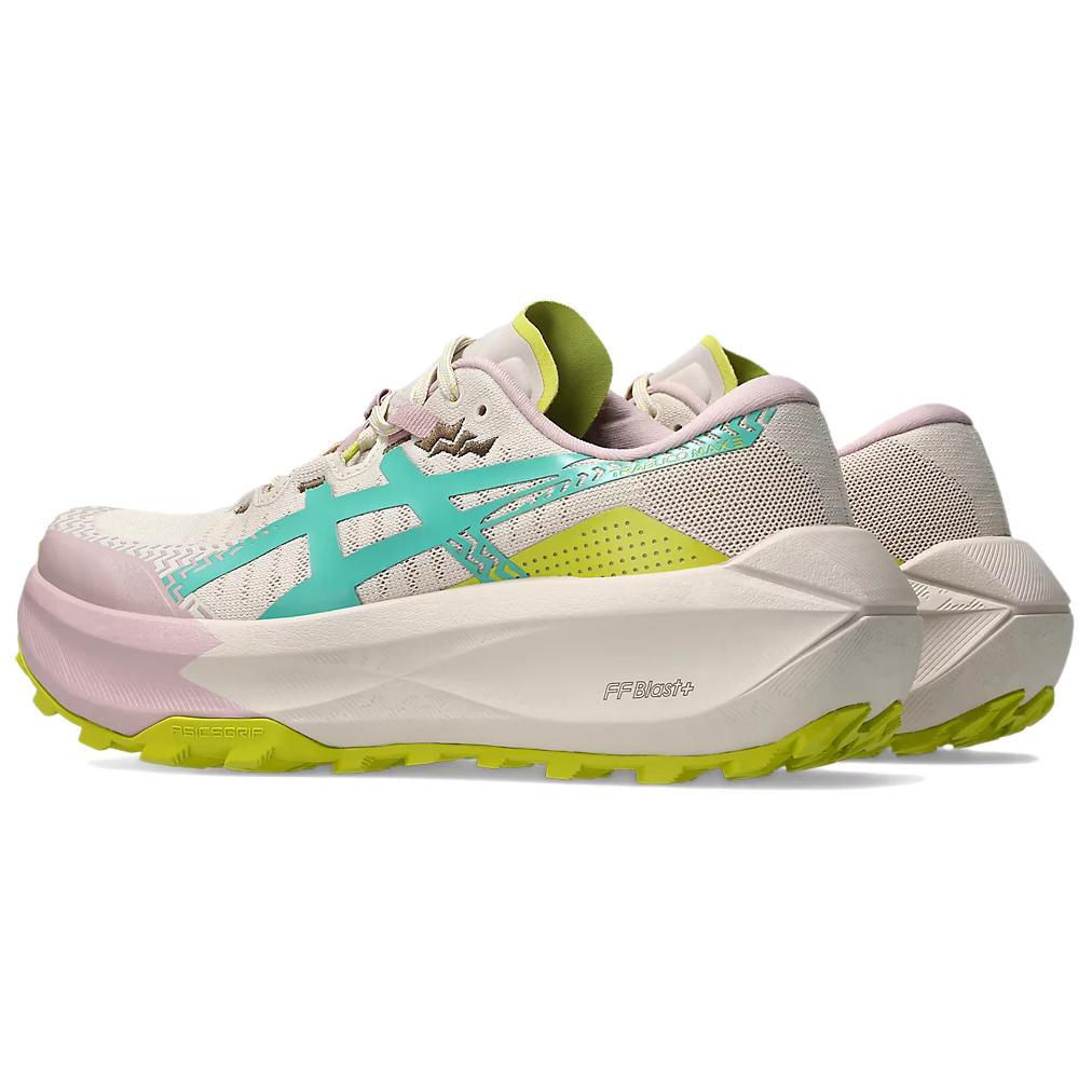 Asics Trabuco Max 5 Удобные Мягкие Кроссовки для Трейлраннинга Женские Бежево-Зелено-Желтые 1012B937-250