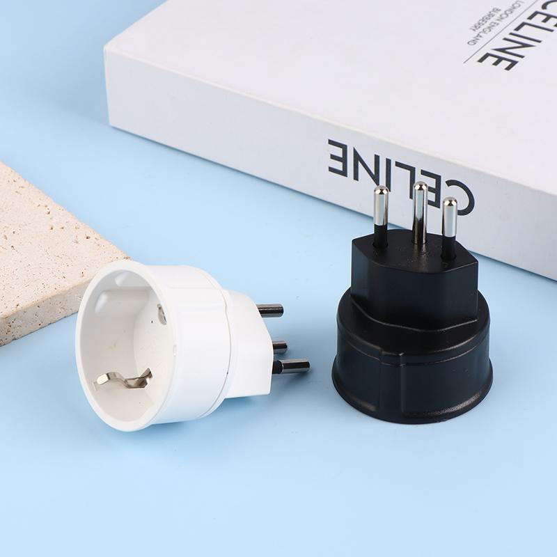 1Pc European France To Swiss Plugs Travel Adapter 3 Pin Plug 10A 250V Power Plug EU To Switzerland Electrical Plug Socket