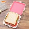Portable Sandwich Toast Bento Box Reusable Silicone Sandwich Box Eco-Friendly Lunch Food Container Dinnerware Lunch Box