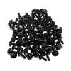 100 Pieces Black Plastic Safety Eyes with Backs for Doll DIY Making 5mm