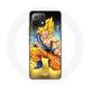 Case for Xiaomi Mi 11 Lite Son Goku Dragon Ball Angry Body