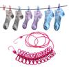 Red Clothesline With Clamp Household Goods Practical And Popular Products