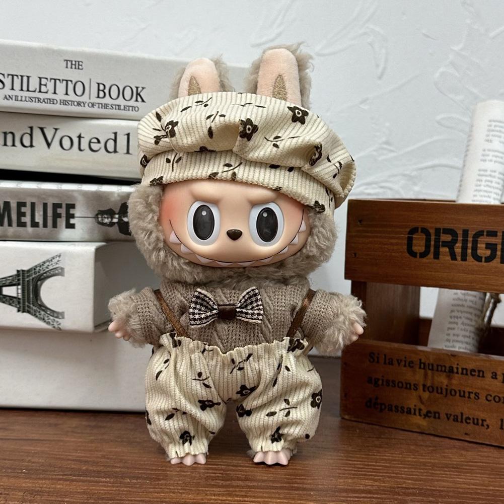 Для 17 см Кукольная одежда Лабубу Модная одежда Толстовки Кукольная одежда Цветовые толстовки Кукольные аксессуары Милые украшения Маленькая одежда