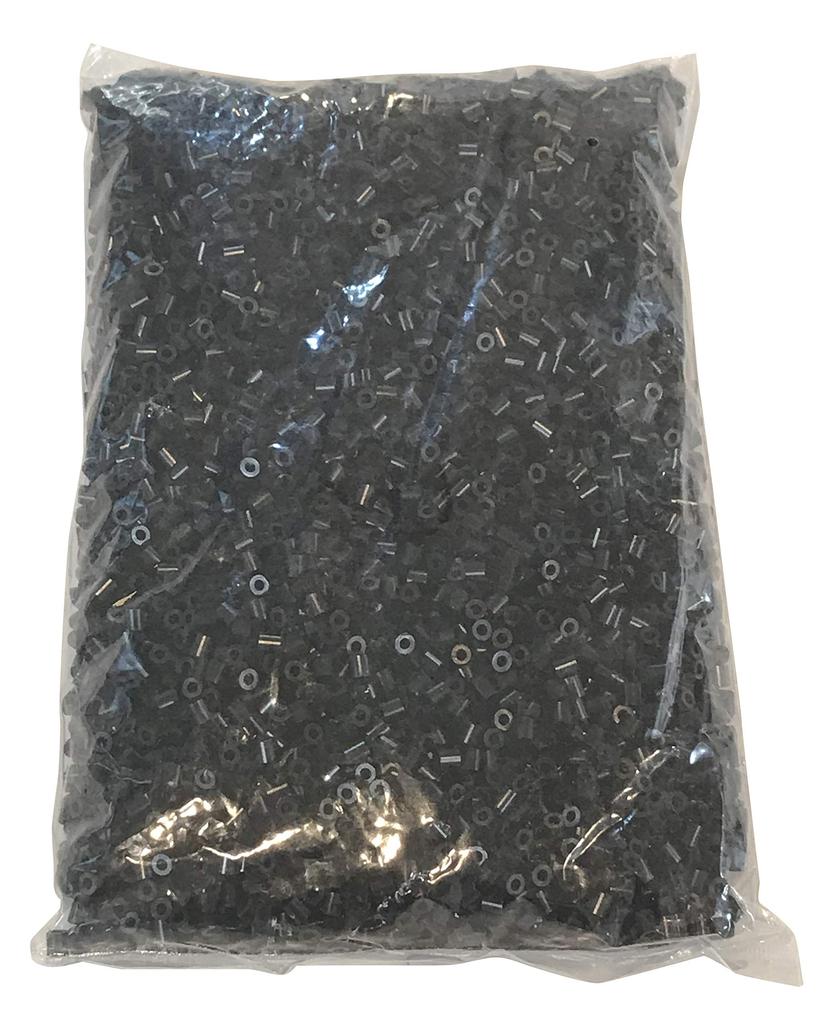 Cicogna 5mm Single Color Iron Beads, 500g, Approximately 8,000 Pieces, Large Capacity (40: Black)