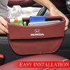 PU Leather Car Seat Storage Bag Multifunctional Gap Organizer Box For Honda Civic FIT Accord Prelude CRV 5th City CRZ CRX Jazz OM4