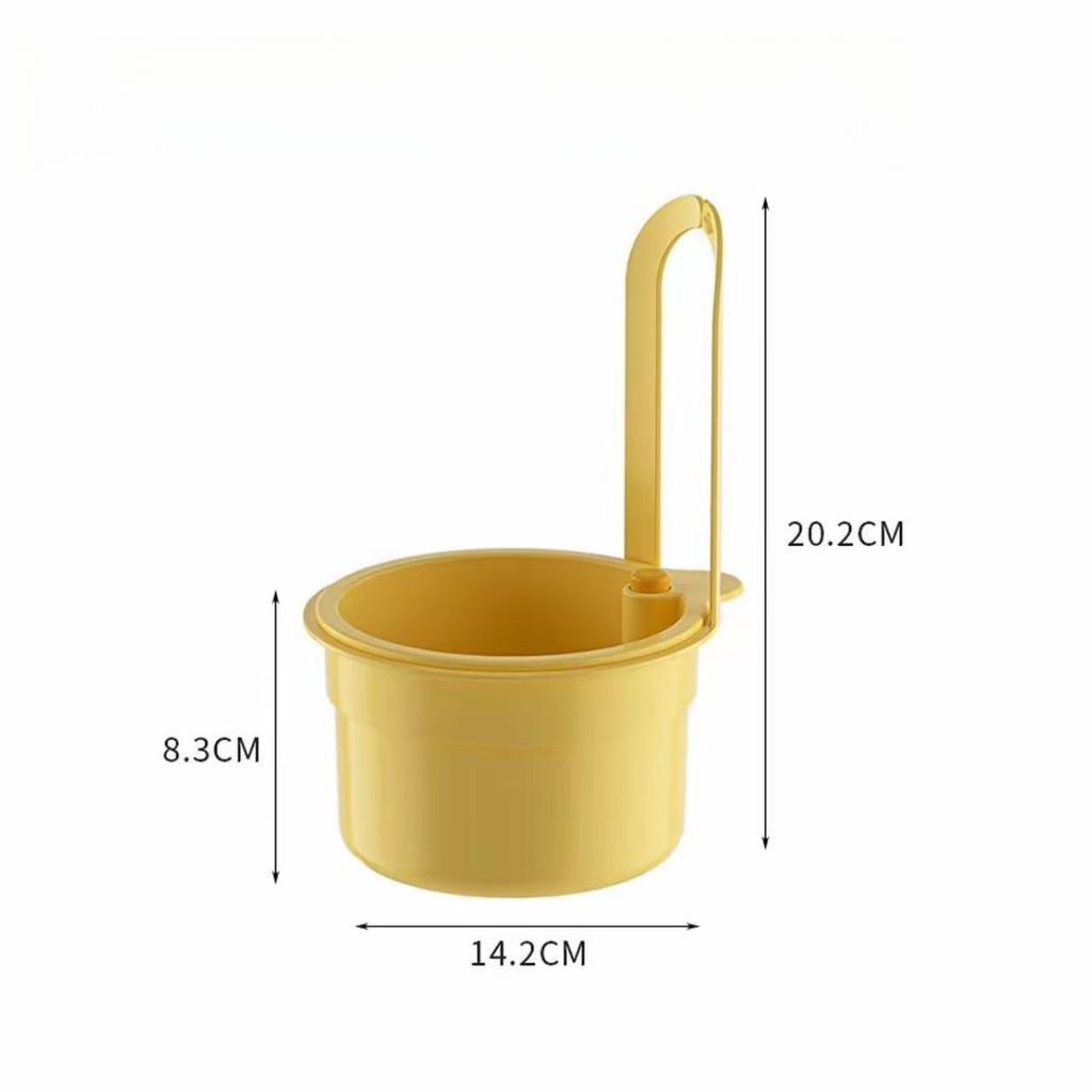 Корзина-фильтр для раковины 2-в-1 с рычагом для открывания нажатием, регулируемым крючком для крана, фильтрующей сеткой, устойчивой к засорам, прочная кухонная корзина для слива, инструмент для предотвращения засоров