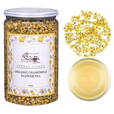 Индийский чай Органический ромашковый чай – 100 г россыпных цветков
