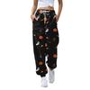 Women's Casual Halloween Printed Leisure Pants Sweatpants Trousers Drawstring Elastic Waist Drawstring Drawstring Pants