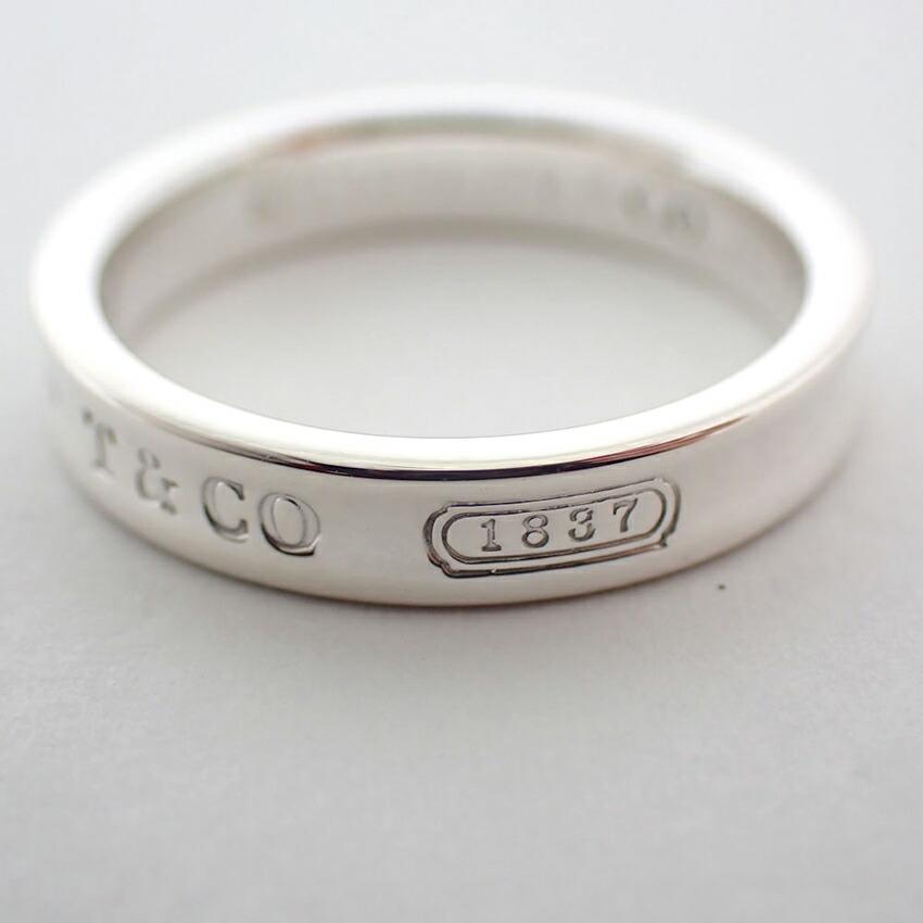 [Б/у] TIFFANY/Tiffany 925 1837 узкое кольцо/Нет. 14/г475-86