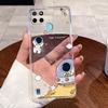 Чехол для Realme C21Y C25Y C21 Чехол Эстетичный Модный Милый Кот Прозрачный Силикон Мягкий ТПУ Задняя Крышка RMX3261 RMX3265 RMX3201