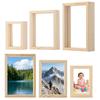 Mini Fashion Art Wooden Picture Holder Vintage Photo Frame