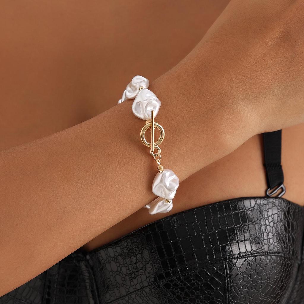 Ожерелье из жемчуга неправильной формы в стиле ретро-барокко: Стильные и универсальные европейские и американские украшения