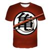 Футболка детская Dragon Ball Z Goku 3D Print Летняя мода для отдыха мужская унисекс одежда Топ
