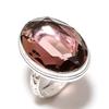 Morganite Gemstone 925 Sterling Silver Gift Jewelry Ring Size 9