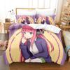 Новый комплект постельного белья Quintessential Quintuplets из трех предметов с рисунком из мультфильма «Аниме» для взрослых и детей, пододеяльник, наборы для спальни, cama de casa
