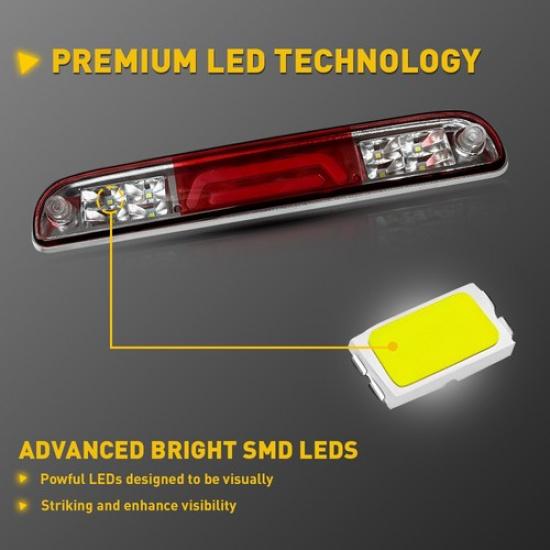 Tail LED Cargo 3RD Brake Light Fit 2001 2002 2003-2005 Ford Explorer Sport Trac