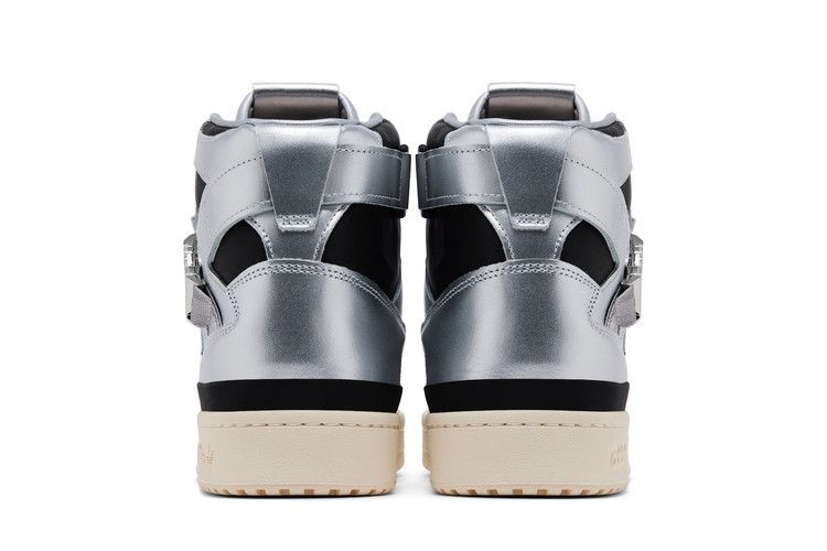 Мужские кроссовки adidas Forum High atmos Metallic Pack Металлический серебристый/Основной черный