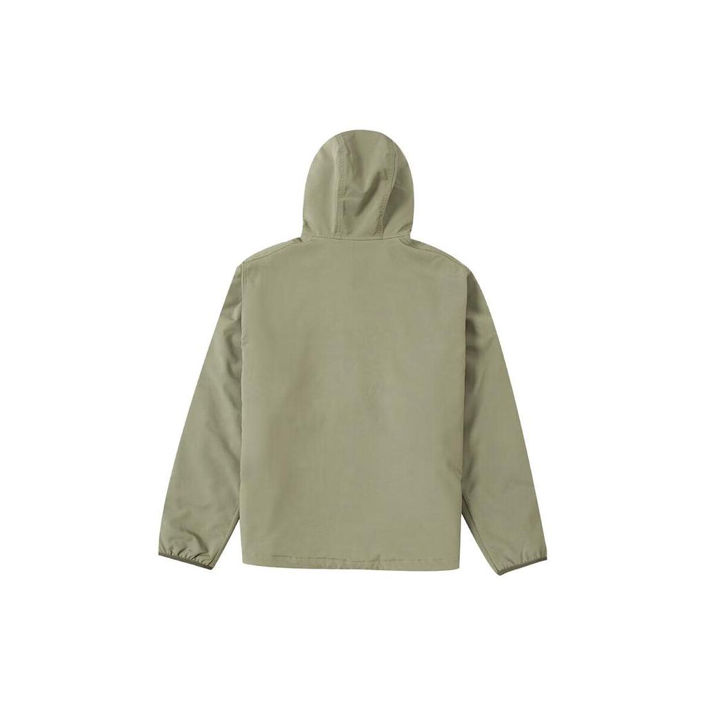 Timberland Ветрозащитная теплая хлопковая куртка с капюшоном и логотипом, мужские куртки, зеленая A43MR-590