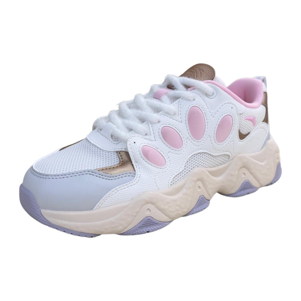 Anta Кроссовки Panda Низкие Повседневные Женские Papyrus White/Pastel Pink/Sand Grain Gray 122548885-2