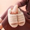 Осенне-зимние кашемировые тапочки, женские домашние хлопковые тапочки на толстой подошве, эластичная лента, домашняя хлопковая пакля, внешняя одежда