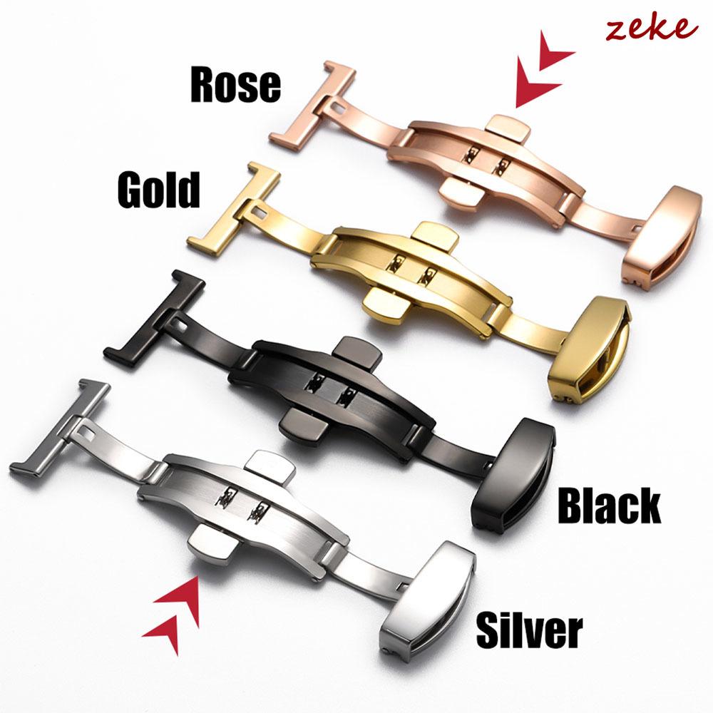 Кожаный ремешок для часов из воловьей кожи, застежка-бабочка, быстросъемный браслет 14/16 мм 18 мм 20 мм 22 мм 24 мм для Samsung Galaxy Watch 7/6/5/4