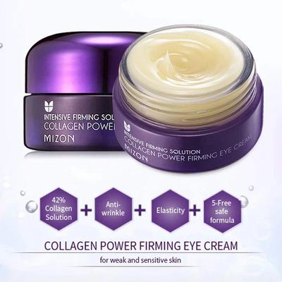 MIZON Collagen Power Firming Eye Cream 25мл Крем для век против морщин с гиалуроновой кислотой