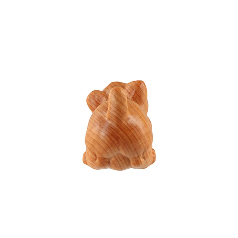 Hand-carved Animal Figurine Adorable Tea Pet Desktop Decor Cat Sculpture  Table