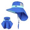 Outdoor Boy Girl Beach Cap Sun Hat Children Bucket Hats Wide Brim Cap UV Protection