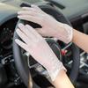 Sun Protection Sun Protection Gloves Lace Touch Screen Gloves Driving Mittens  Driving Cycling